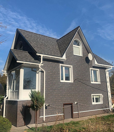 Битумная черепица, Серия Dragon Lux, Цвет Фладен - 1