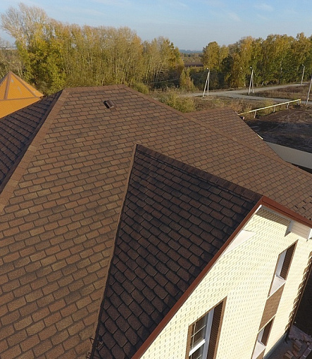 Гибкая черепица, серия PREMIUM, коллекция ЖЕНЕВА, цвет Арахис - 3