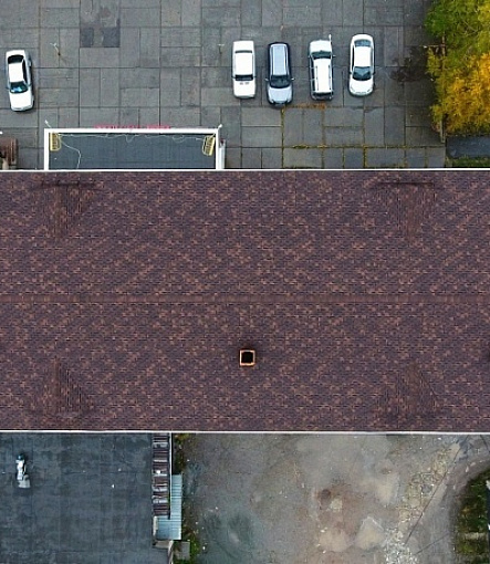 Гибкая черепица, серия STANDARD, коллекция ТЕТРИС, цвет Коричневый - 1