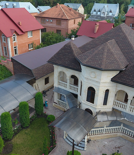 Гибкая черепица, серия PREMIUM, коллекция ЖЕНЕВА, цвет Арахис - 1