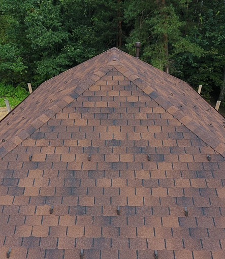 Гибкая черепица, серия PREMIUM, коллекция ЦЮРИХ, цвет Кофе - 2