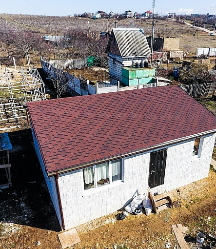 Гибкая черепица, серия STANDARD, коллекция ТЕТРИС, цвет Красный - 3