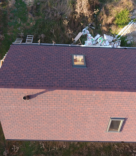 Гибкая черепица, серия PREMIUM, коллекция ЖЕНЕВА, цвет Чили - 3