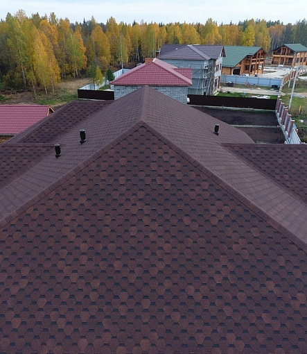 Гибкая черепица, серия STANDARD, коллекция СОТА, цвет Коричневый - 3