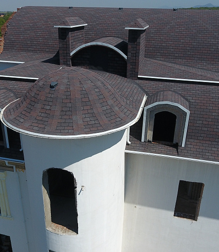 Гибкая черепица, серия PREMIUM, коллекция ЖЕНЕВА, цвет Изюм - 8