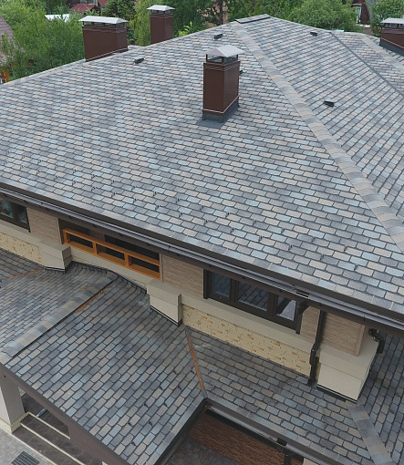 Гибкая черепица, серия PREMIUM, коллекция ЖЕНЕВА, цвет Вагаси - 1