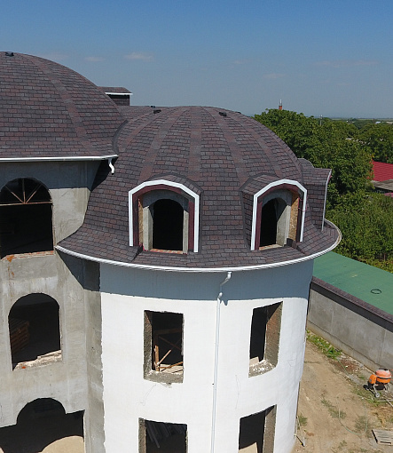 Гибкая черепица, серия PREMIUM, коллекция ЖЕНЕВА, цвет Изюм - 18