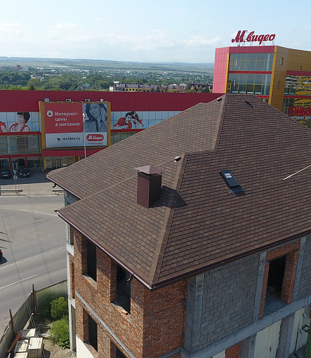 Гибкая черепица, серия PREMIUM, коллекция ЖЕНЕВА, цвет Арахис - 5