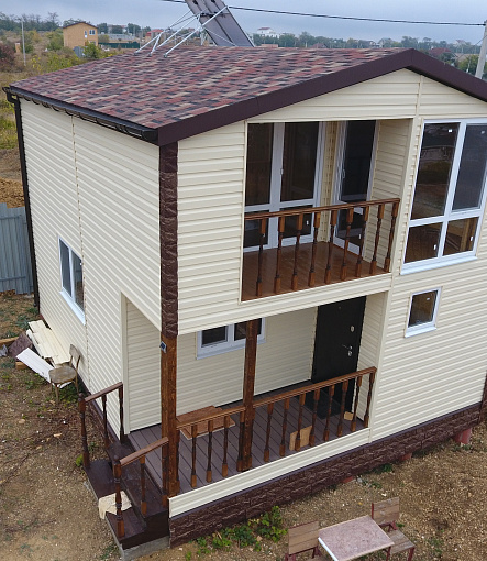 Гибкая черепица, серия PREMIUM, коллекция ГЕНУЯ, цвет Мускат - 8