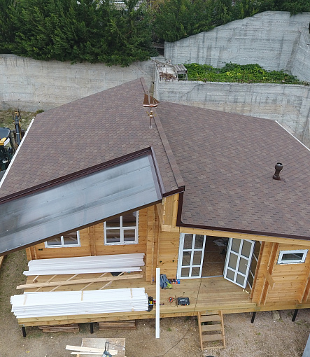 Гибкая черепица, серия PREMIUM, коллекция ЦЮРИХ, цвет Арахис - 5