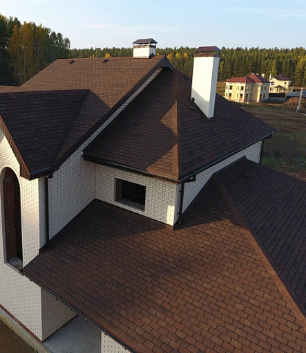 Битумная черепица, Серия Premium, Коллекция Женева, Цвет Арахис - 2