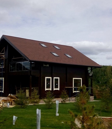 Битумная черепица, Серия Premium, Коллекция Цюрих, Цвет Чили - 2