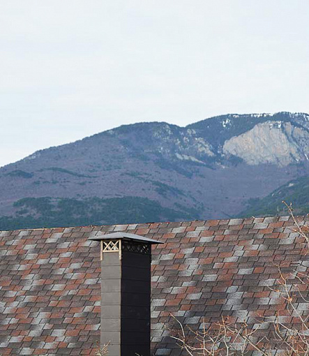 Гибкая черепица, серия PREMIUM, коллекция САППОРО, цвет Слива - 6