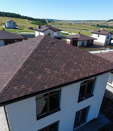 Гибкая черепица, серия STANDARD, коллекция ТЕТРИС, цвет Коричневый - 4