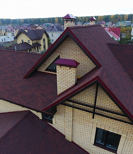 Гибкая черепица, серия PREMIUM, коллекция ЦЮРИХ, цвет Чили - 2