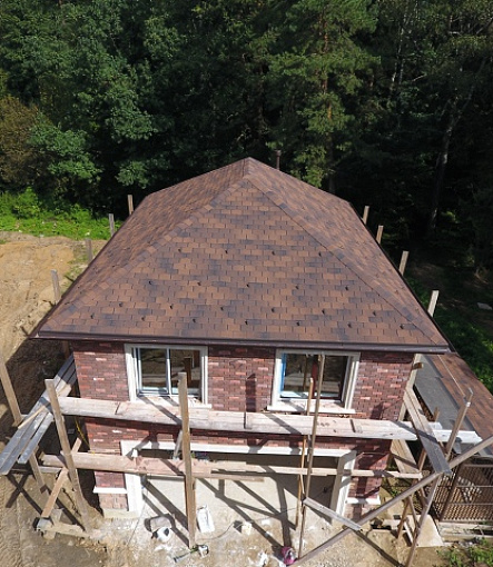 Битумная черепица, Серия Premium, Коллекция Цюрих, Цвет Кофе - 4