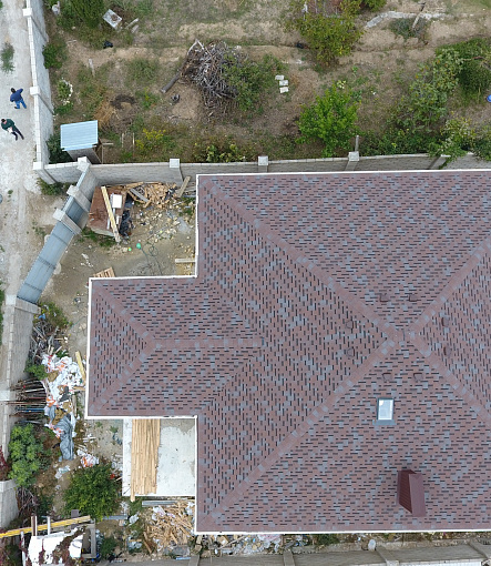 Гибкая черепица, серия PREMIUM, коллекция ГЕНУЯ, цвет Тирамису - 3