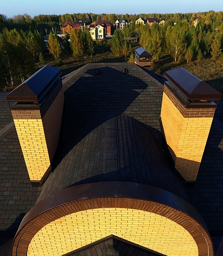 Гибкая черепица, серия PREMIUM, коллекция ЖЕНЕВА, цвет Изюм - 2