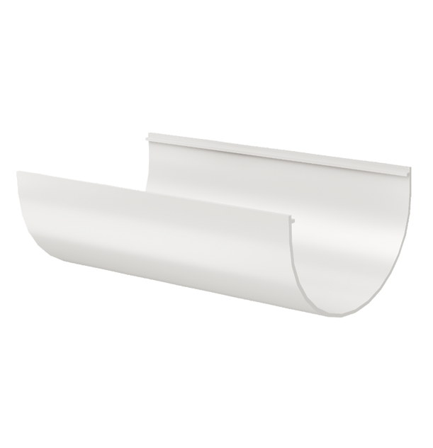 Жёлоб водосточный 3 м Стандарт (Standard), белый - 1